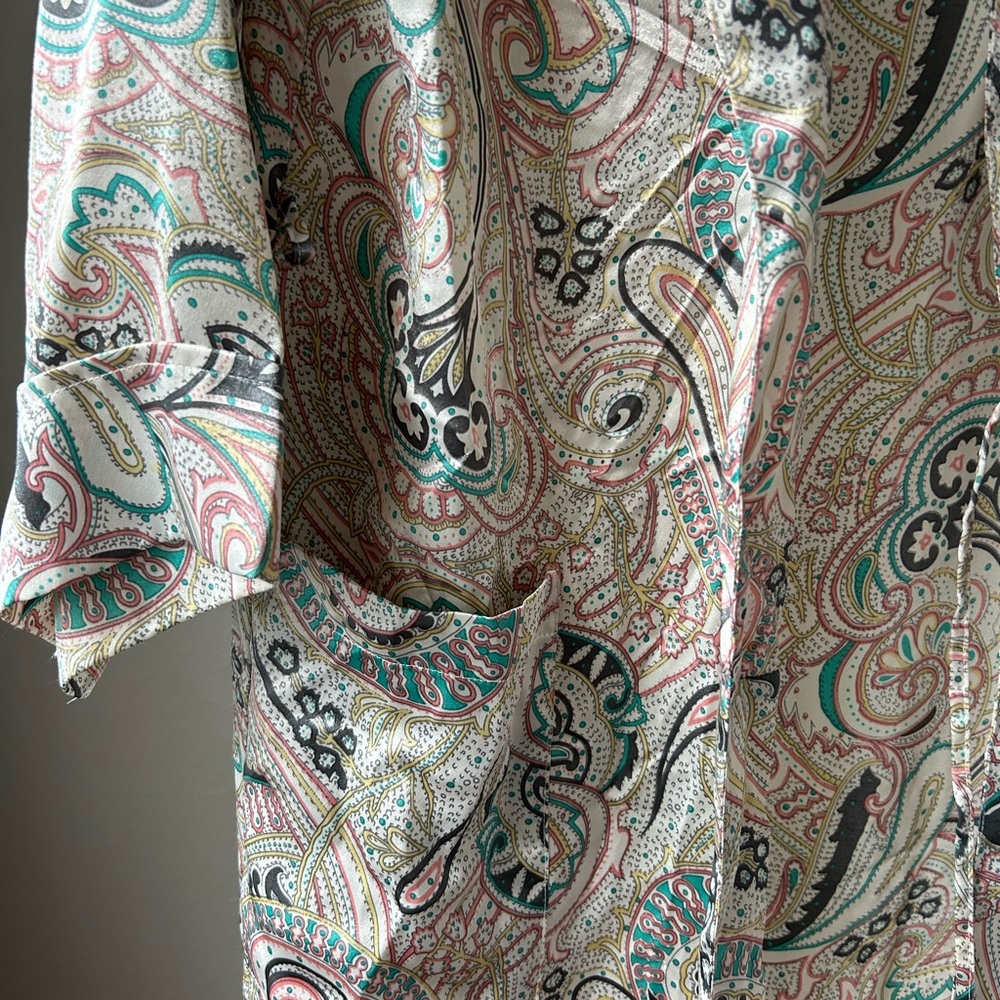 Jo Intimates Paisley Robe - Picture 3 of 7